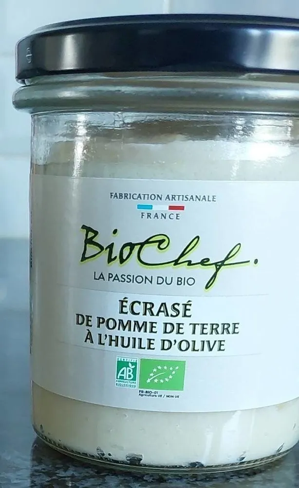 Écrasé de pomme de terre à l'huile d'olive