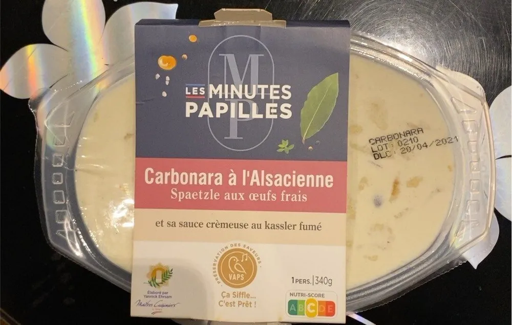Carbonara a l alsacienne