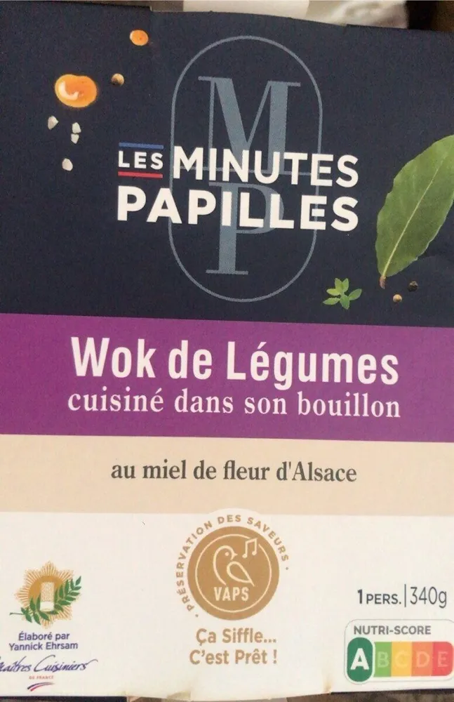 Wok de legumes cuisiné dans son bouillon