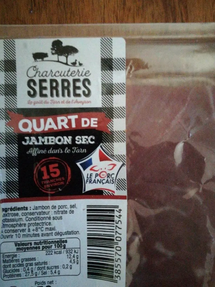 Quart de jambon