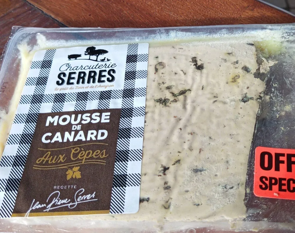 Mousse de canard aux cepes