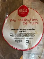 Framboise Willamette entière surgelée