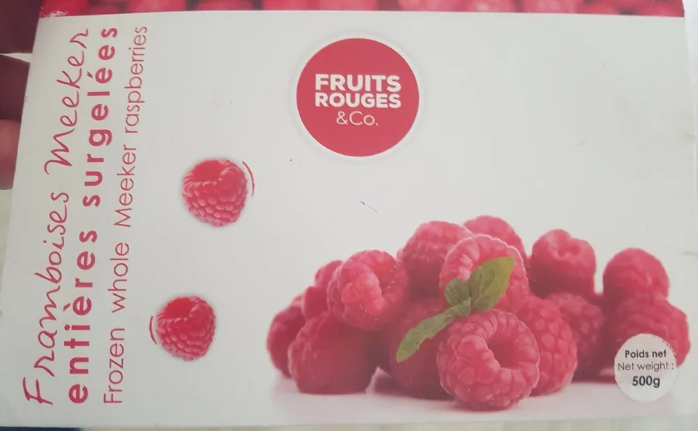 Fruits rouges & Co framboise
