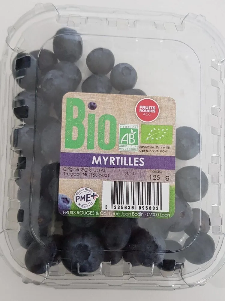 Myrtilles Bio 125 grammes