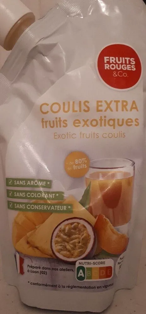 Coulis extra fruits exotiques