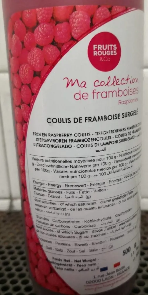 Coulis Framboise