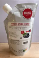 Purée de cassis sucrée