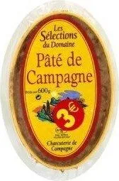 Les sélections du domaine, pâté de campagne, la terrine