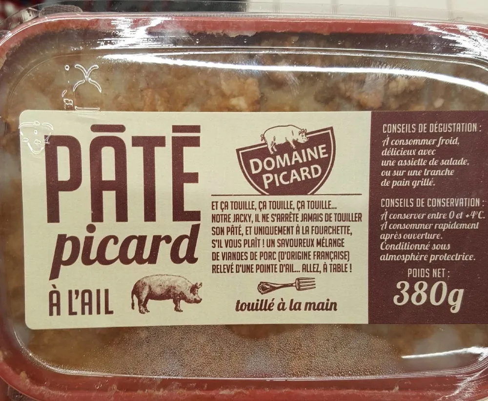 Pâté Picard à l'ail