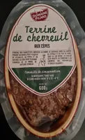Terrine de chevreuil aux cèpes
