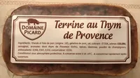 Terrine au thym de provence