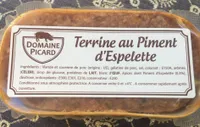 Terrine au piment d'espelette