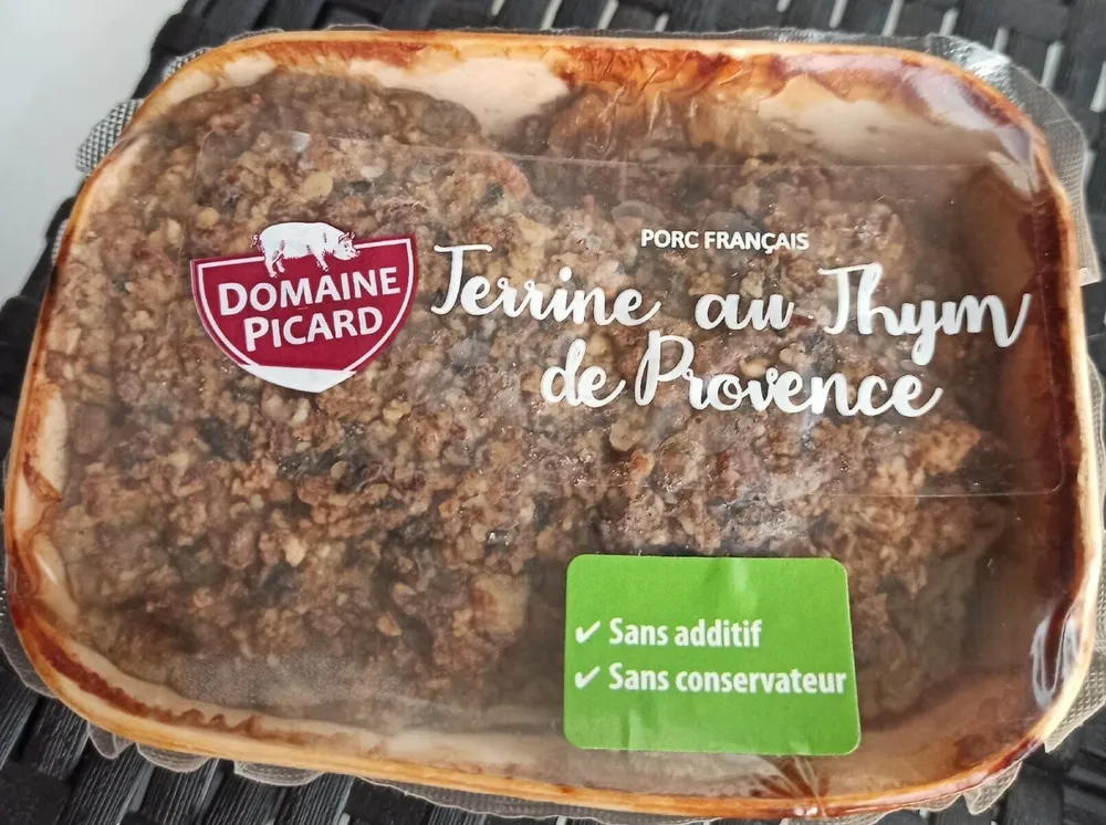 Terrine au thym de provence