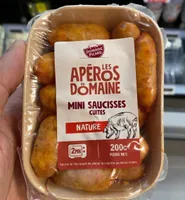 Mini saucisses cuites natire