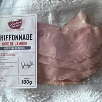 Chiffonnade noix de jambon