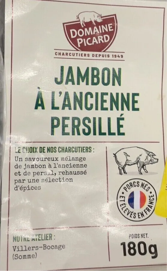 Jambon à l’ancienne persillé