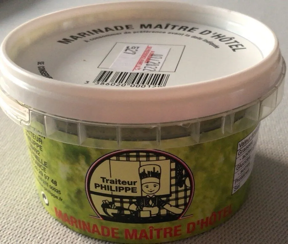 Marinade maître d’hôtel