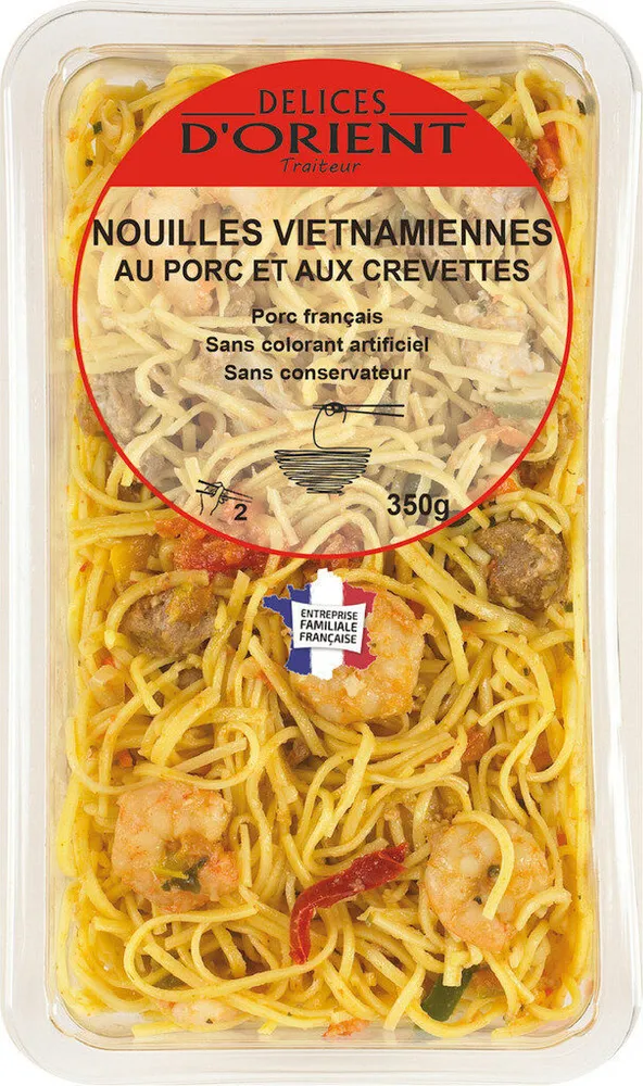 Nouilles Vietnam porc crevettes