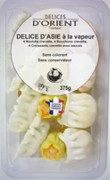 Assortiment Délices d'Asie à la vapeur DELICES D'ORIENT
