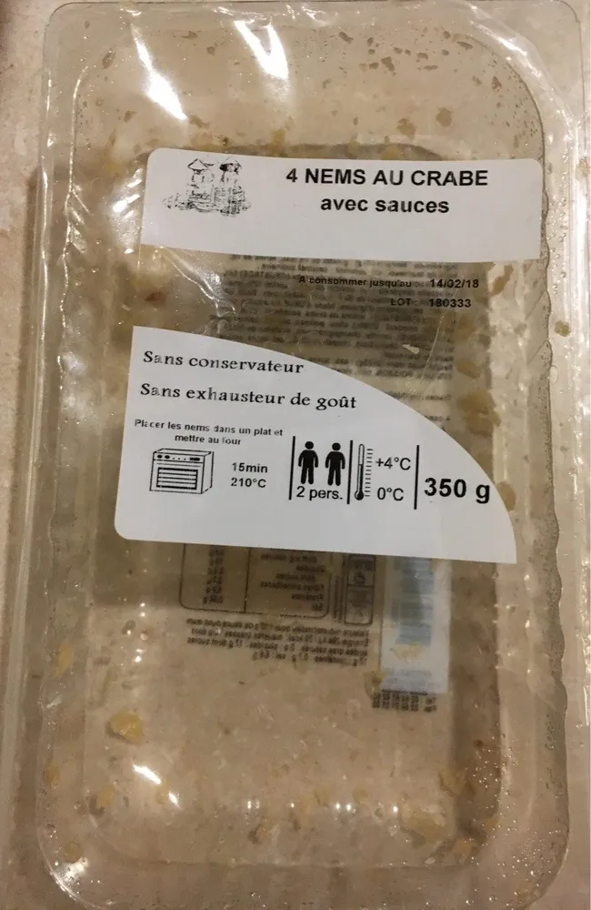 Nems au crabe