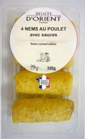 4 Nems au poulet + sauces DELICES D'ORIENT