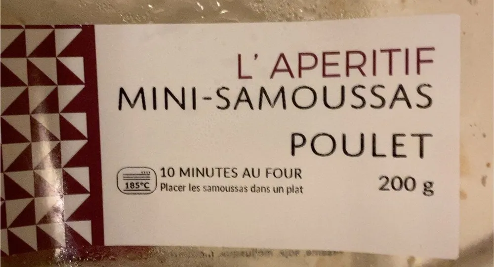 Mini Samoussas poulet