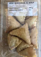 Mini samoussas au boeuf