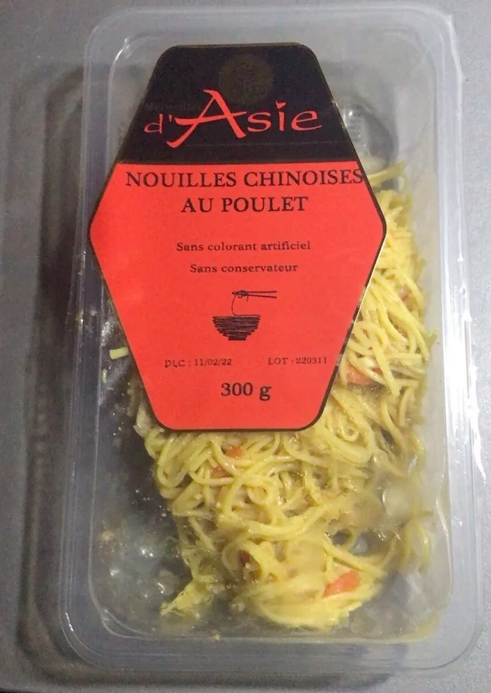 Nouilles chinoises au poulet