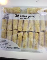 Nems au porc avec sauces
