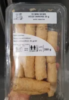 10 Mini nems végétariens avec sauces