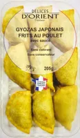 Gyozas japonais frits poulet