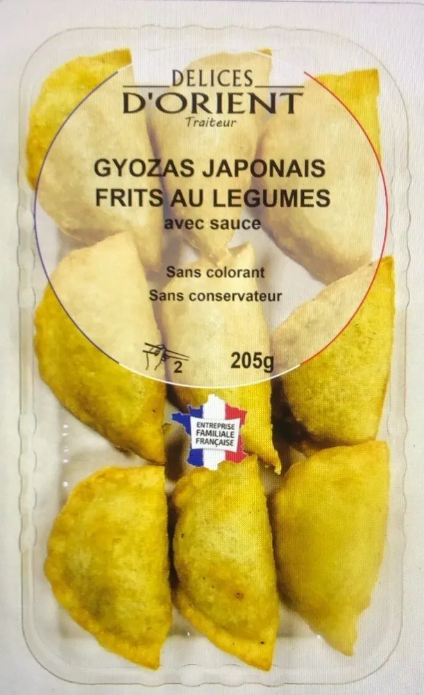 Gyozas japonais frits aux légumes