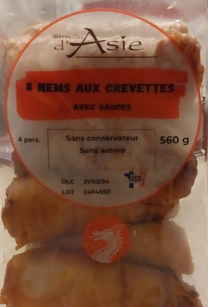 Nems aux crevettes