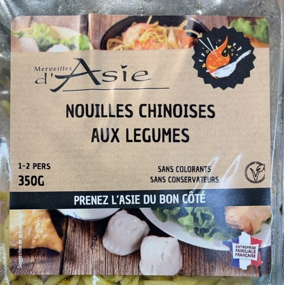 NOUILLES CHINOISES AUX LEGUMES