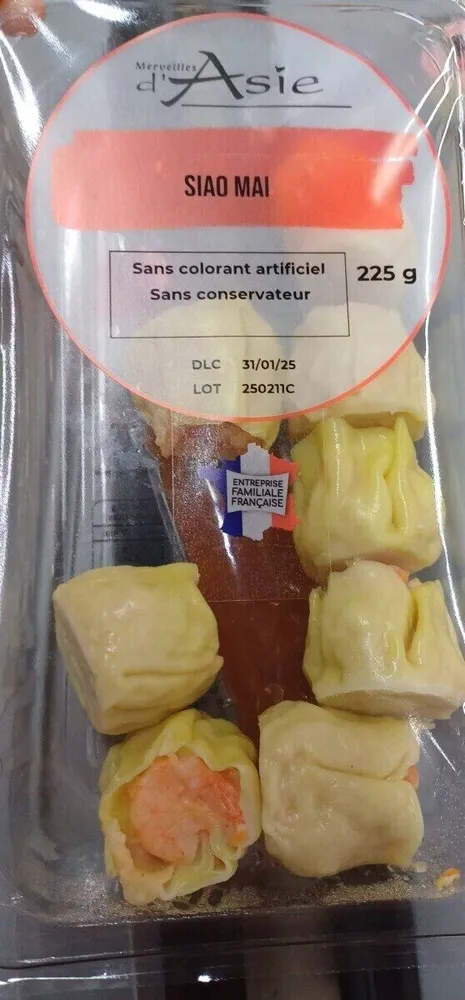Bouchons de crevettes vapeur