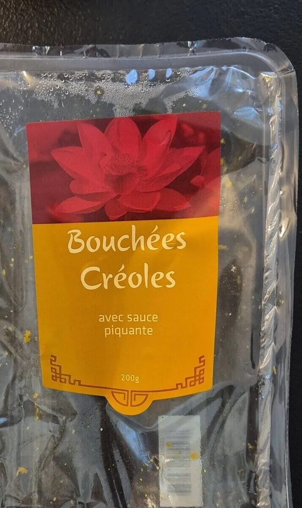 Bouchées Créoles avec sauce piquante