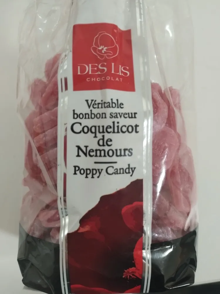 Véritable bonbon saveur Coquelicot de Nemours