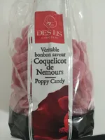 Véritable bonbon saveur Coquelicot de Nemours
