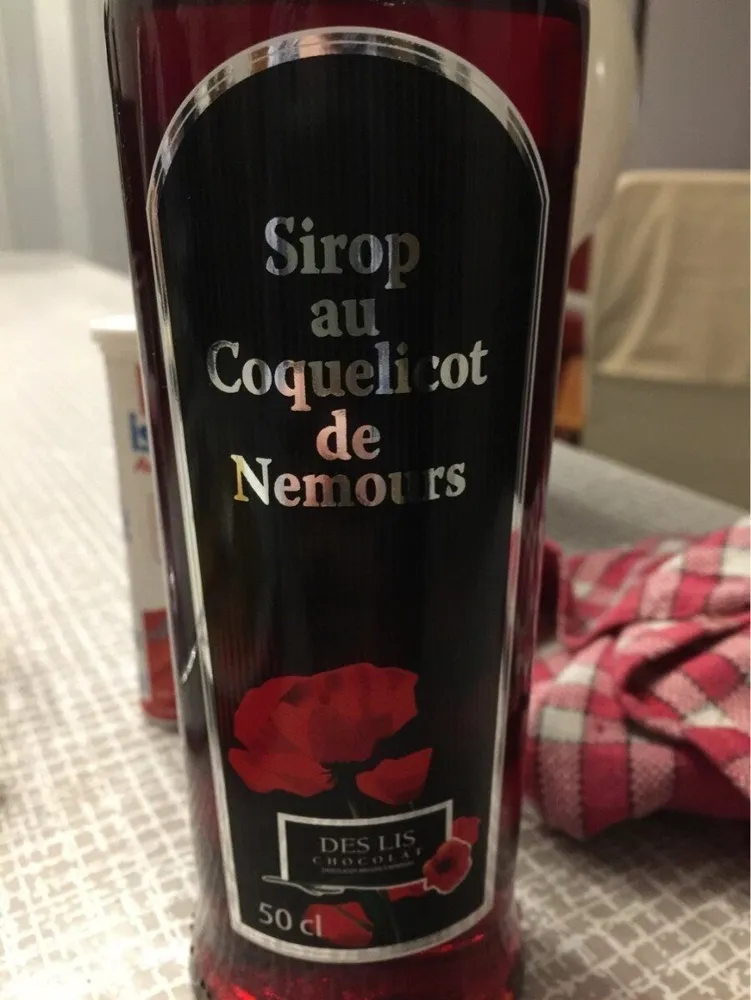 Sirop au coquelicot de Nemours