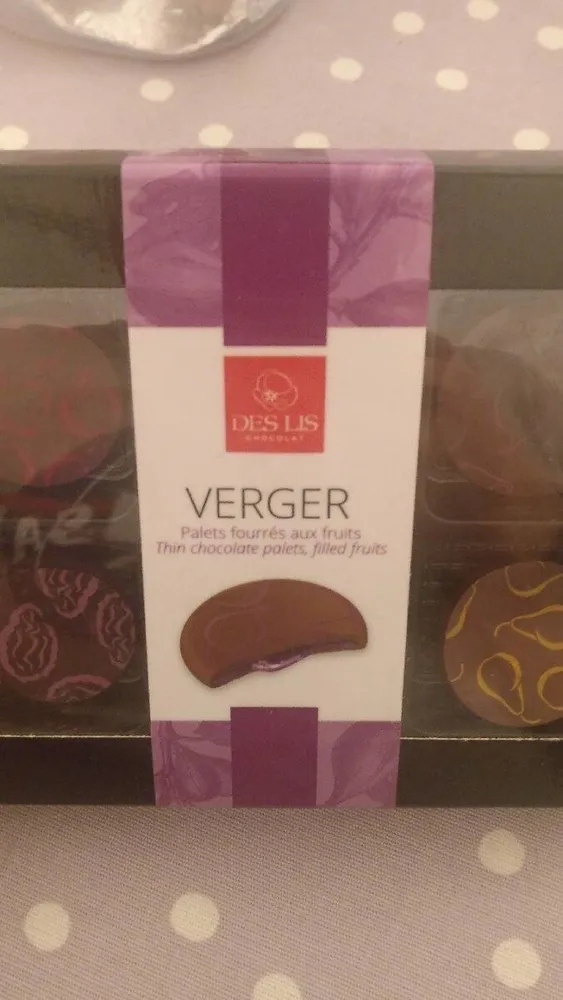 Palets fourrés aux fruits VERGER
