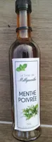 Sirop de menthe poivrée