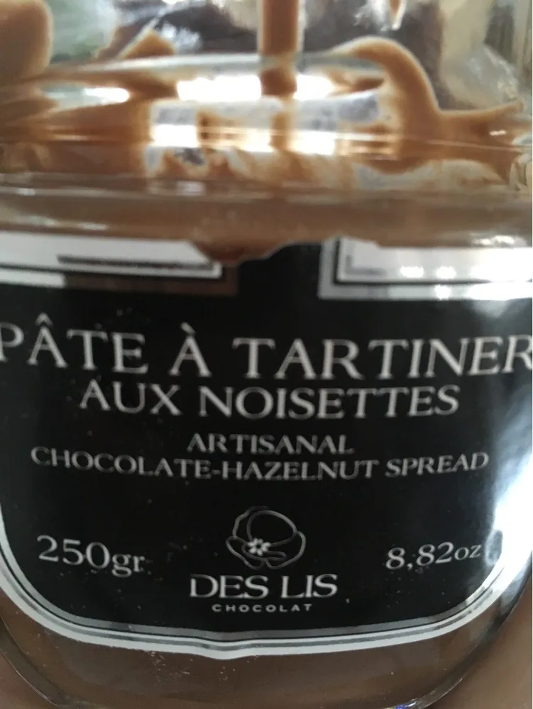 Pâte à tartiner aux noisettes