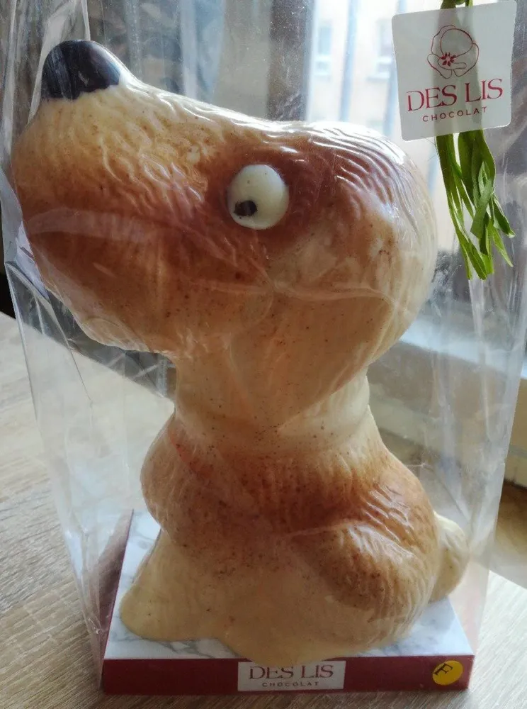 Sujet de Pâques chocolat blanc