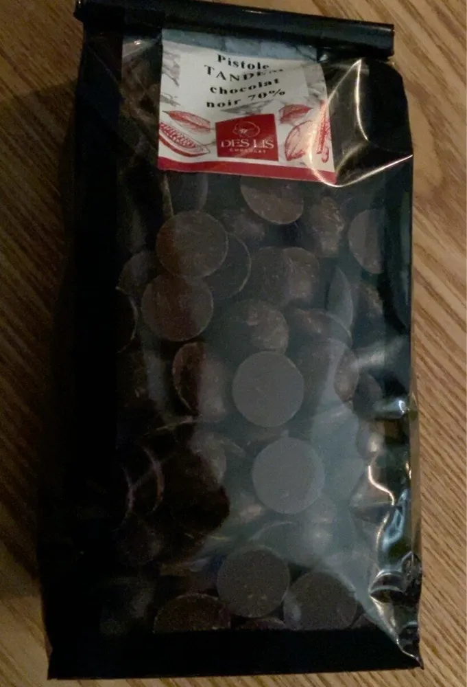 Pistole tandem chocolat noir 70%