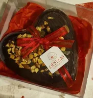 Cœur mendiant chocolat noir