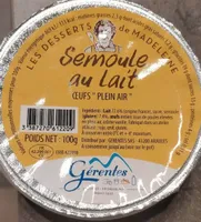 Semoule au lait