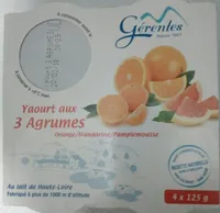 Yaourt aux 3 agrumes