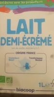 Lait demi écrémé