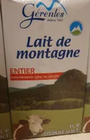 Lait de montagne entier
