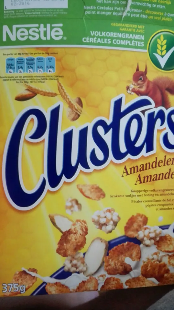 Clusters Amandes